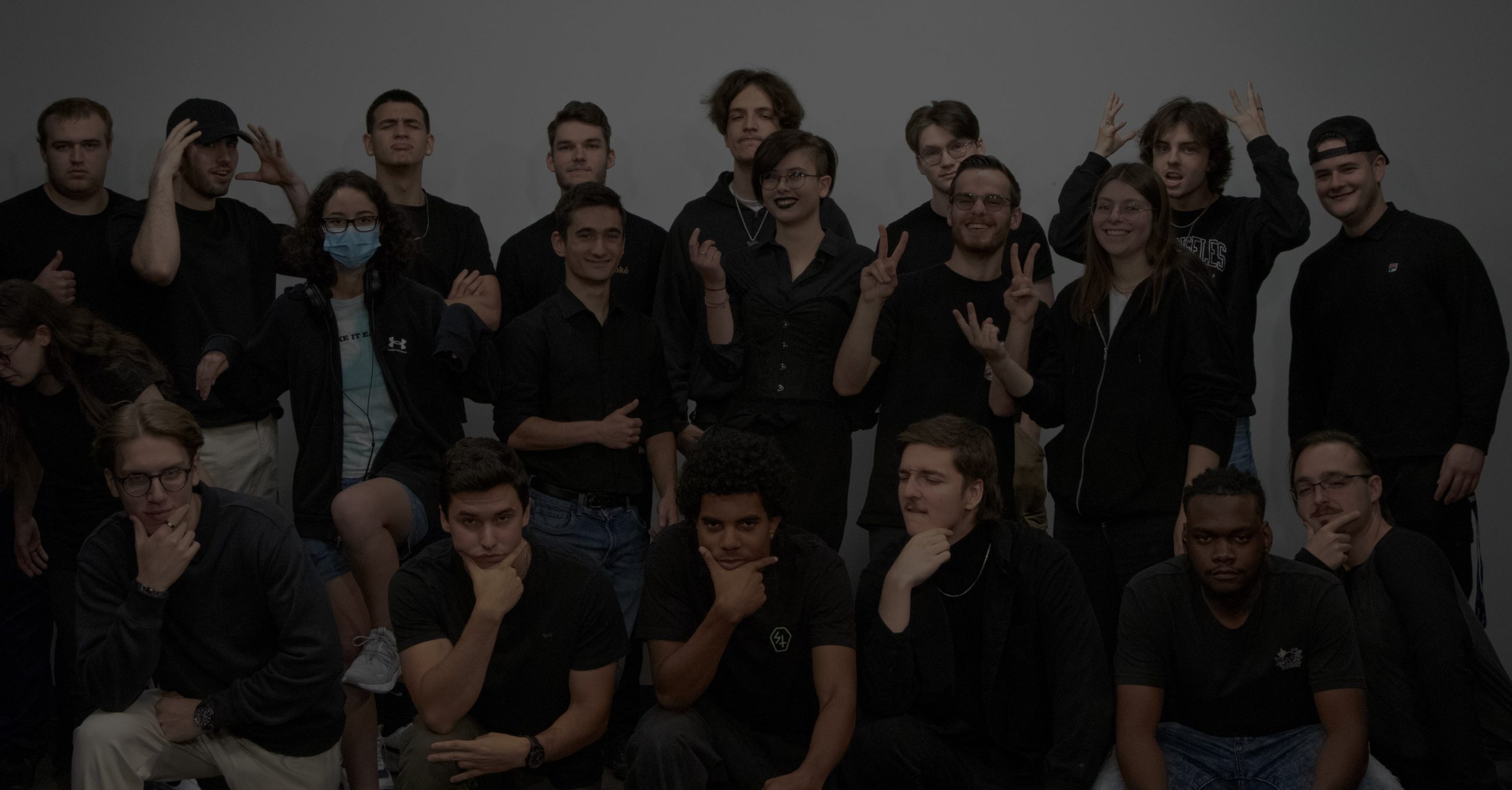 Photo d'équipe complète